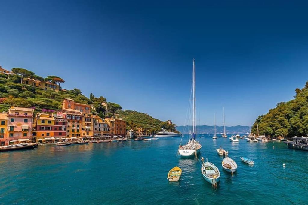 Portofino - Appartamento Vista Mare - Rooftop Terrazzo - In Centro Citta - Free Wifi Rapallo Exterior photo