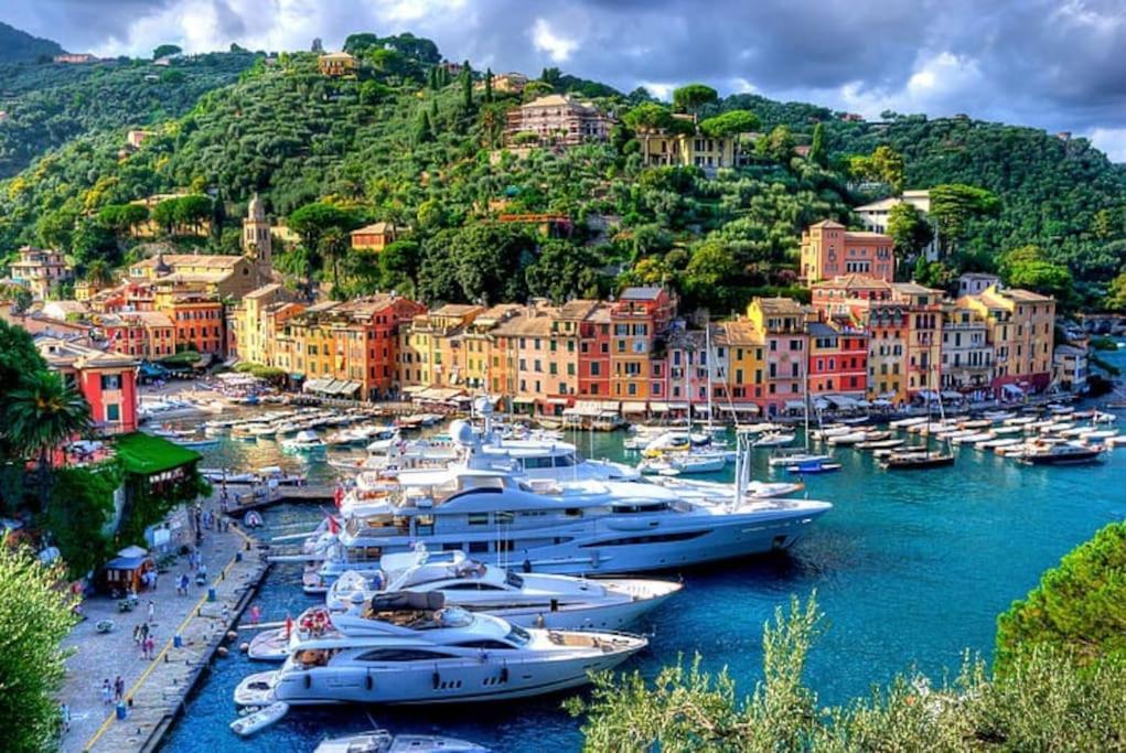 Portofino - Appartamento Vista Mare - Rooftop Terrazzo - In Centro Citta - Free Wifi Rapallo Exterior photo